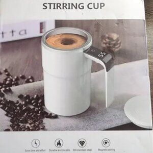 Automatic Magnetic Stirring Cup  12oz- Pink or white